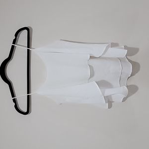 Cream color ruffled tank top